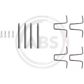 Kit d'accessoires, plaquette de frein à disque A.B.S. 0976Q