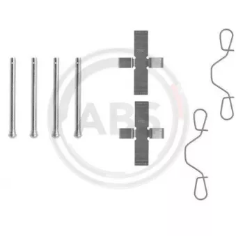 Kit d'accessoires, plaquette de frein à disque A.B.S. 0982Q