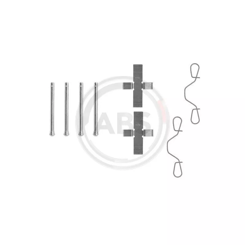 Kit d'accessoires, plaquette de frein à disque A.B.S. 0982Q