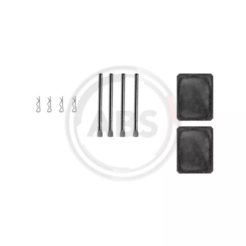 Kit d'accessoires, plaquette de frein à disque A.B.S. 0990Q