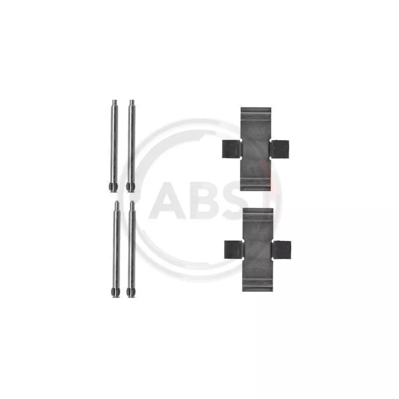 Kit d'accessoires, plaquette de frein à disque A.B.S. 1039Q