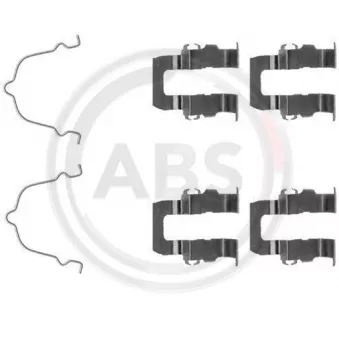 Kit d'accessoires, plaquette de frein à disque A.B.S. 1119Q