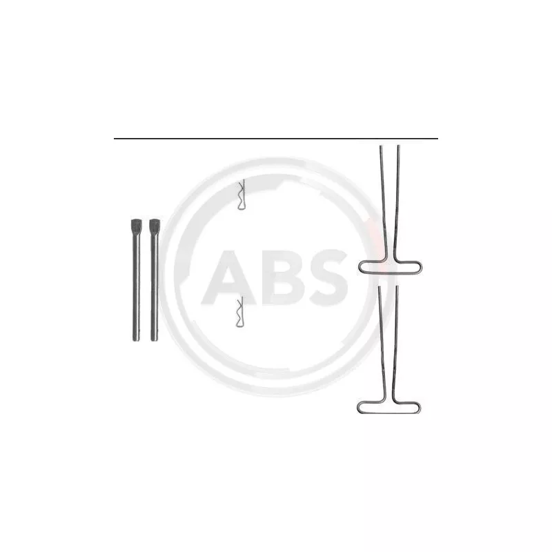Kit d'accessoires, plaquette de frein à disque A.B.S. 1120Q