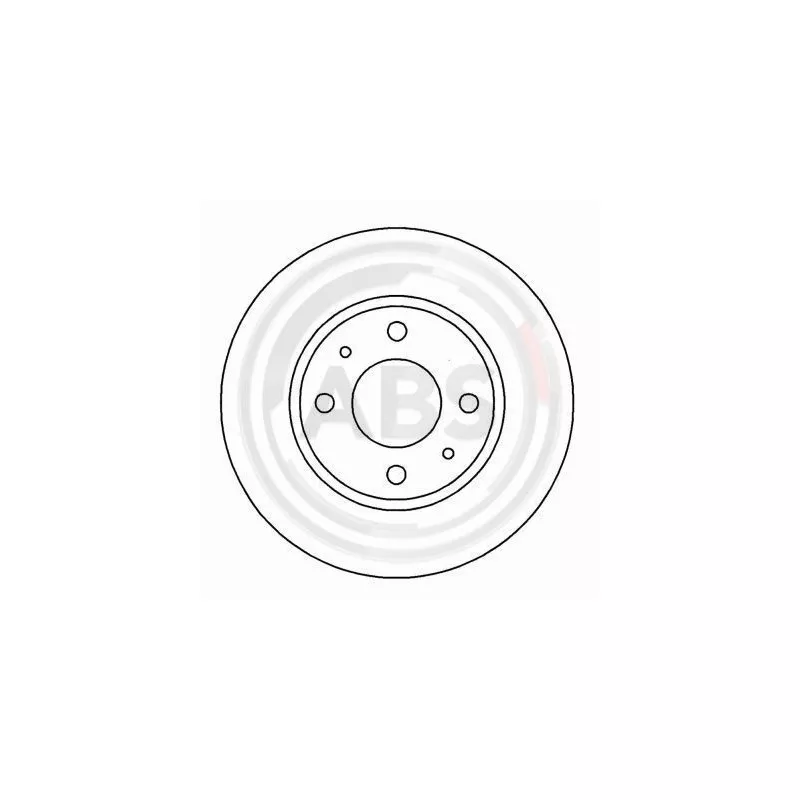 Jeu de 2 disques de frein avant A.B.S. 15048