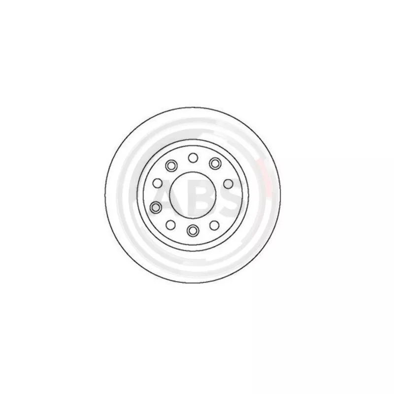 Jeu de 2 disques de frein arrière A.B.S. 15118