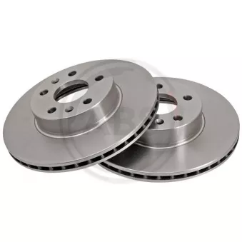 Jeu de 2 disques de frein avant A.B.S. 15407