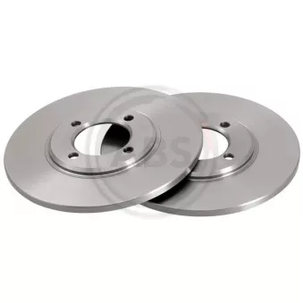 Jeu de 2 disques de frein avant A.B.S.