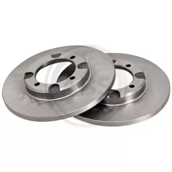Jeu de 2 disques de frein avant A.B.S. 15522