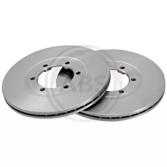 Jeu de 2 disques de frein avant A.B.S.