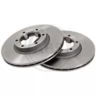 Jeu de 2 disques de frein avant A.B.S.