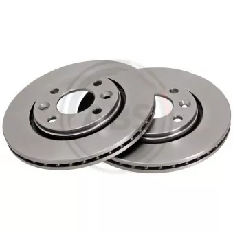 Jeu de 2 disques de frein avant A.B.S.