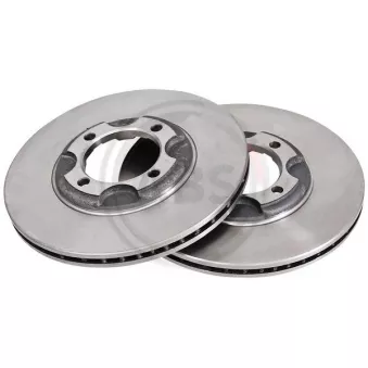 Jeu de 2 disques de frein avant A.B.S. 15874