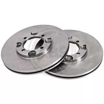Jeu de 2 disques de frein avant A.B.S.