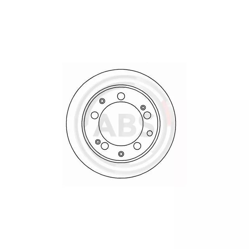 Jeu de 2 disques de frein avant A.B.S. 15941