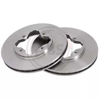 Jeu de 2 disques de frein avant A.B.S. 16038