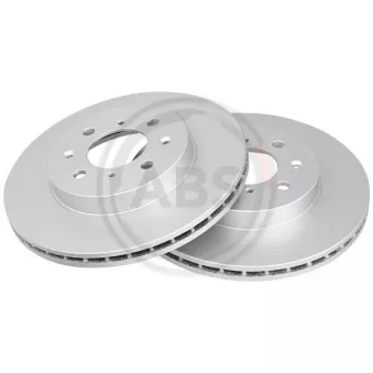Jeu de 2 disques de frein avant A.B.S. 16039