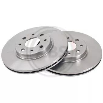 Jeu de 2 disques de frein avant A.B.S. 16046