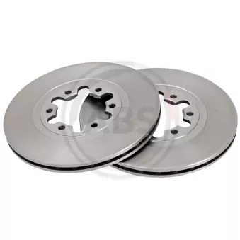Jeu de 2 disques de frein avant A.B.S. 16070