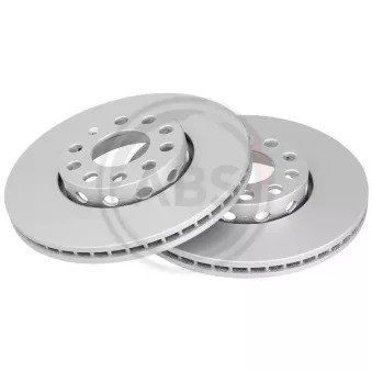 Jeu de 2 disques de frein avant A.B.S. 16098