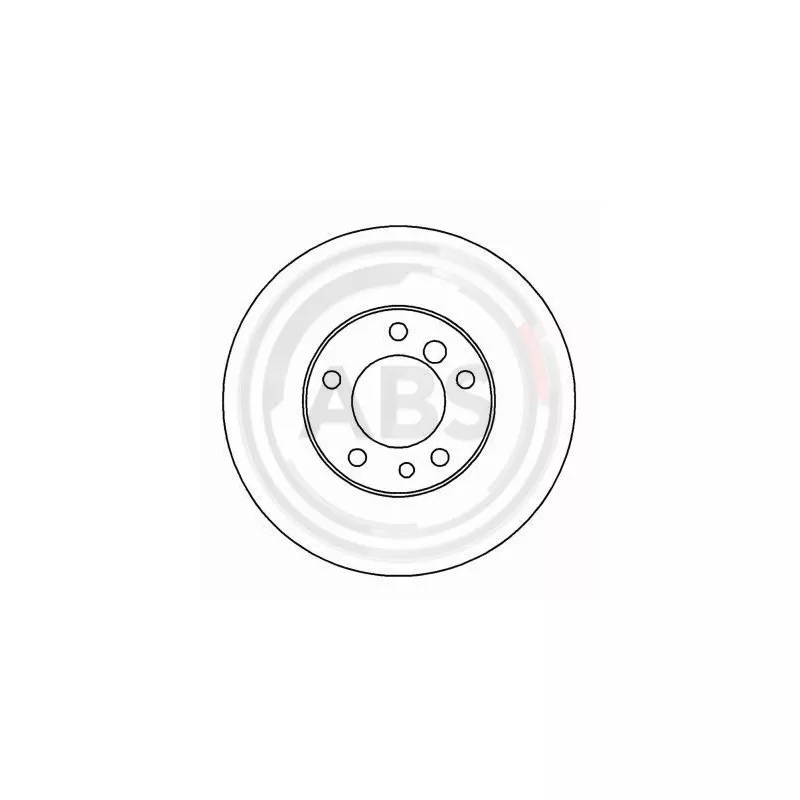 Jeu de 2 disques de frein avant A.B.S. 16102