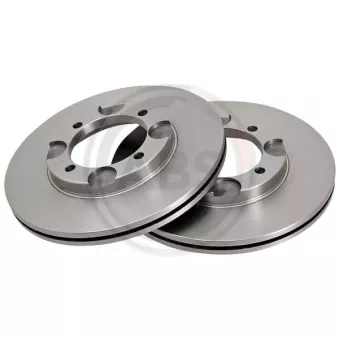 Jeu de 2 disques de frein avant A.B.S.