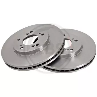 Jeu de 2 disques de frein avant A.B.S. 16182