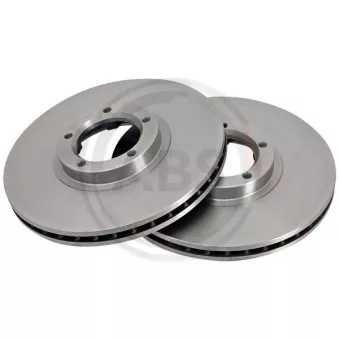 Jeu de 2 disques de frein avant A.B.S. 16196