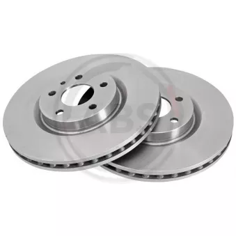 Jeu de 2 disques de frein avant A.B.S.