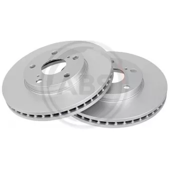 Jeu de 2 disques de frein avant A.B.S. 16220
