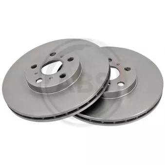 Jeu de 2 disques de frein avant A.B.S.