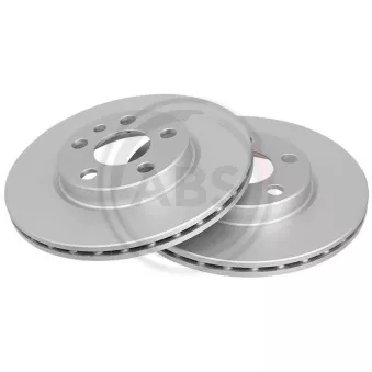 Jeu de 2 disques de frein avant A.B.S.