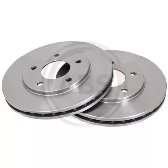Jeu de 2 disques de frein avant A.B.S. 16353