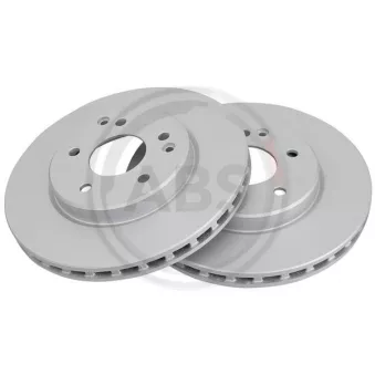 Jeu de 2 disques de frein avant A.B.S. 16448