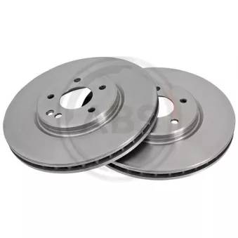 Jeu de 2 disques de frein avant A.B.S. 16449