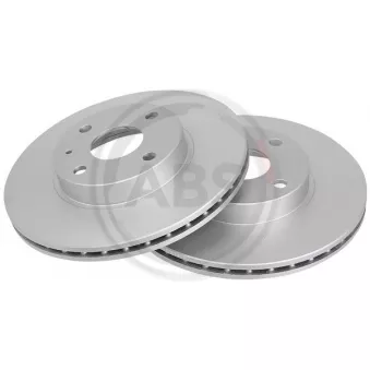 Jeu de 2 disques de frein avant A.B.S. 16458