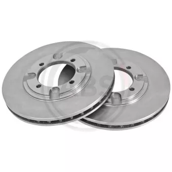 Jeu de 2 disques de frein avant A.B.S.