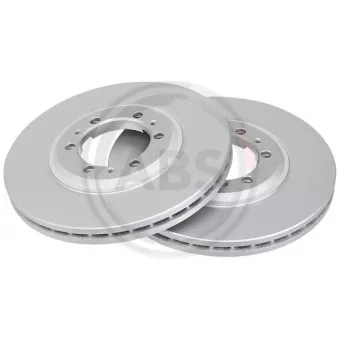 Jeu de 2 disques de frein avant A.B.S.