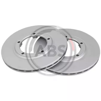 Jeu de 2 disques de frein avant A.B.S.