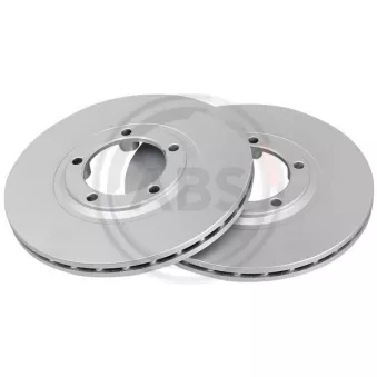 Jeu de 2 disques de frein avant A.B.S.