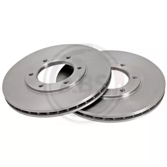Jeu de 2 disques de frein avant A.B.S. 16599