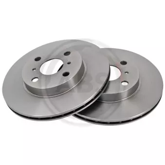 Jeu de 2 disques de frein avant A.B.S.
