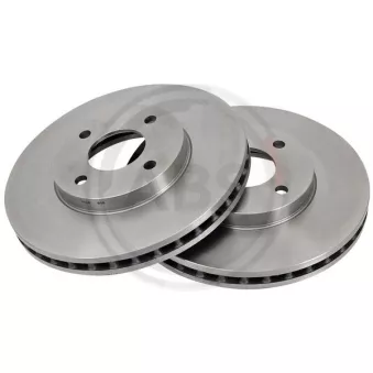 Jeu de 2 disques de frein avant A.B.S.
