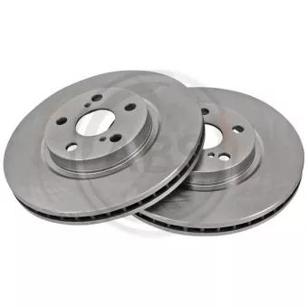Jeu de 2 disques de frein avant A.B.S.