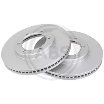 Jeu de 2 disques de frein avant A.B.S. 16656