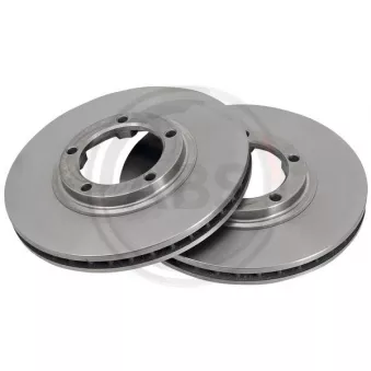 Jeu de 2 disques de frein avant A.B.S.