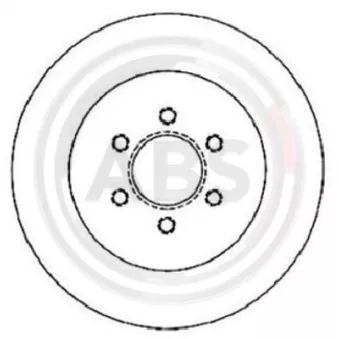 Jeu de 2 disques de frein arrière A.B.S.