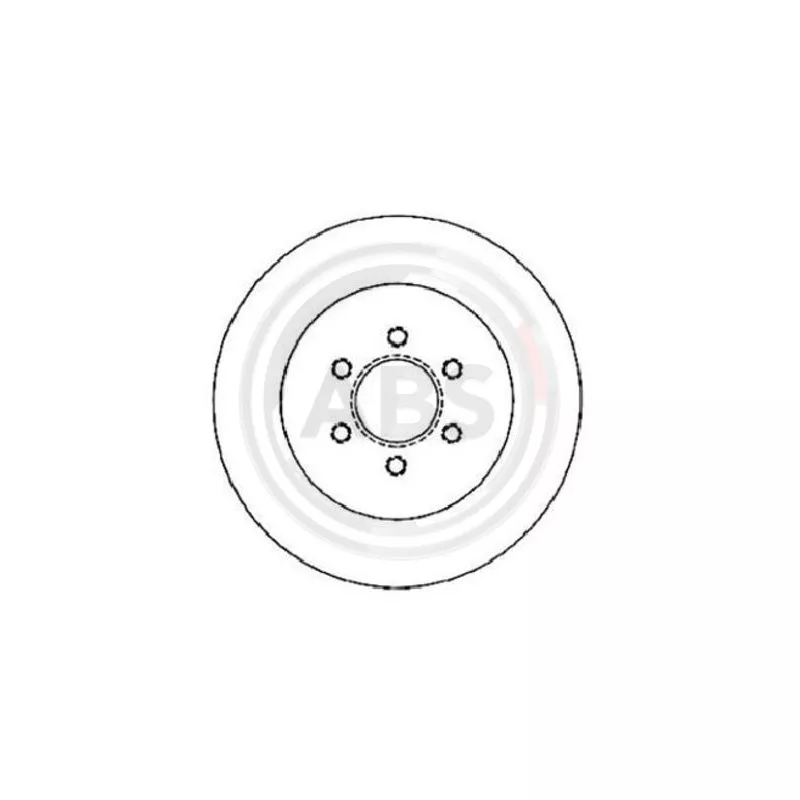 Jeu de 2 disques de frein arrière A.B.S. 16721