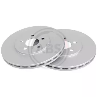 Jeu de 2 disques de frein avant A.B.S. 16726