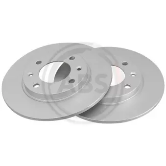 Jeu de 2 disques de frein arrière A.B.S. 16876