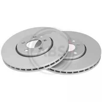 Jeu de 2 disques de frein avant A.B.S. 16882